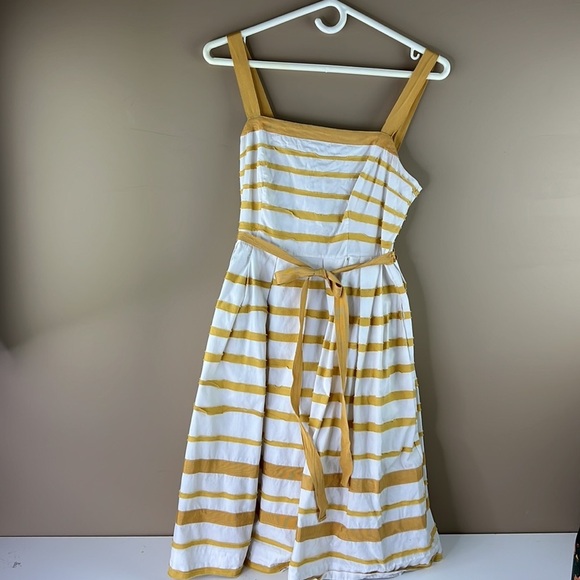 Anthropologie Moulinette Soeurs Cotton Sundress with Waist Tie - Picture 5 of 13